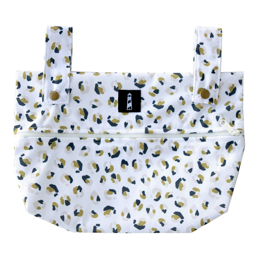 LIGHTHOUSE KIDS COMPANY  SIMPLICITY™️ SMALL WET BAG - NEUTRAL NATURE CHEETAH