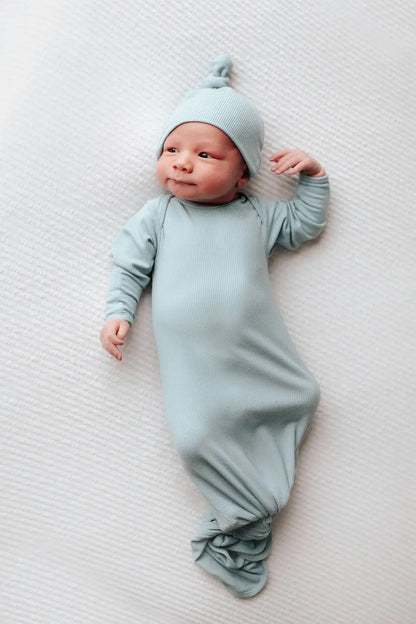 Three Little Tots - Knotted Gown with Hat