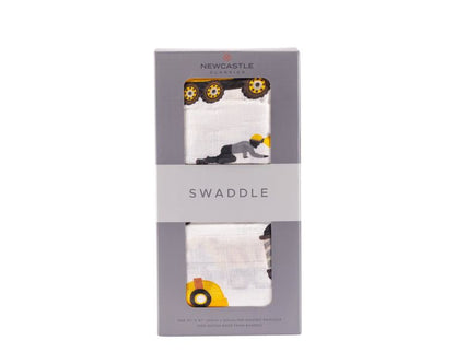 Newcastle Classics - Dump Trucks and Diggers Swaddle