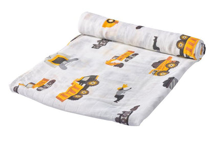 Newcastle Classics - Dump Trucks and Diggers Swaddle