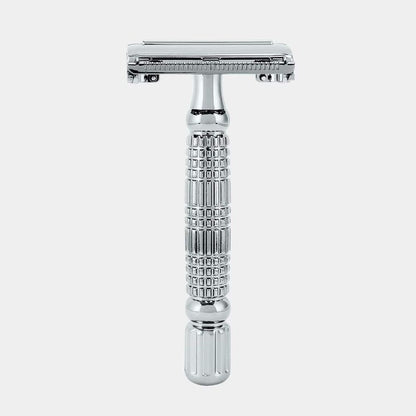Rockwell R1 - Double Edge Safety Razor in White Chrome