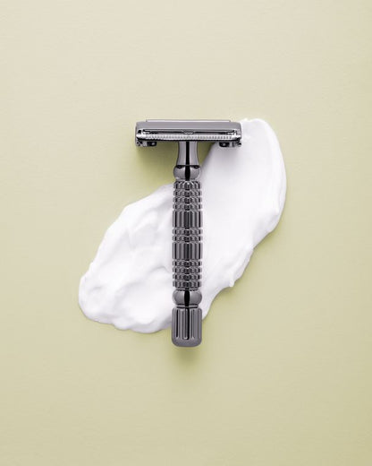 Rockwell R1 - Double Edge Safety Razor in White Chrome